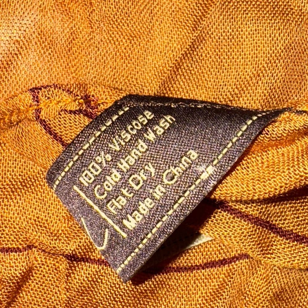 Patricia Nash Brown Vintage Inspired Maps Print Scarf and Dustbag - Picture 7 of 8